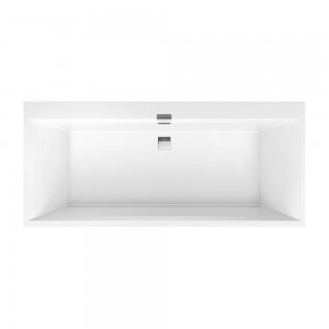 uBQ180SQE2DV-01 SQUARO EDGE 12 Ванна 180х80см, білий (1уп) (1 сорт)