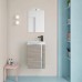 122913 ELEGANCE Pack Комплект меблів 45 Sandy Walnut (тумба+раков.+дзерк)(1уп) (1 сорт)