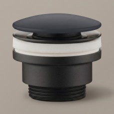PIL01NM(BA) донний клапан, чорний матовий/ колір кришки Basalto (1 сорт)