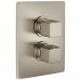 CU018100.2F CUBIC Зовнішня частина термостата для душу, Brushed Nickel (1 сорт)