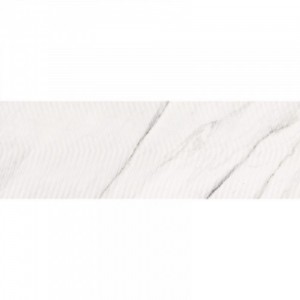 CARRARA CHIC WHITE CHEVRON STRUCTURE GLOSSY (1 сорт)