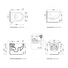 AP118S+QKCW09 APP Унітаз підвісний GoSilent+кришка Soft Close, білий (1 сорт)