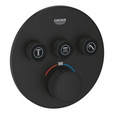 29508KF0 Grohtherm SmartControl Зовнішня частина термостату прихованого монтажу на 3 споживачі, чорний (1 сорт) 29508KF0 Grohtherm SmartControl Зовнішня частина термостату прихованого монтажу на 3 споживачі, чорний (1 сорт)