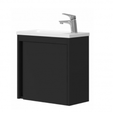 063050B SMALL Тумба 50 з умивальником, чорний мат (1 сорт) 063050B SMALL Тумба 50 з умивальником, чорний мат (1 сорт)