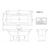 UBA180FRA2V-01 Targa Ванна 180x80см, білий (1 сорт)