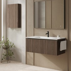 131795+126225 Тумба VORA 100 1 ящ, + раковина біла ENZO, WALNUT NOTE (1 сорт) 131795+126225 Тумба VORA 100 1 ящ, + раковина біла ENZO, WALNUT NOTE (1 сорт)