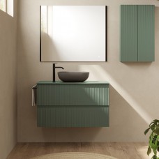 131769+131452 Тумба VORA 80 2 ящ, зі стільницею, MINERAL GREEN (1 сорт) 131769+131452 Тумба VORA 80 2 ящ, зі стільницею, MINERAL GREEN (1 сорт)