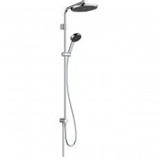 28074000 HG Activera S Душова система Showerpipe 240 1jet EcoSmart Reno Varia, хром (1 сорт)