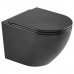 DFL0460111MB Flow Унітаз підвісний 495x365x365mm з кришкою soft-close, Vortex Flush, матовий чорний (1 сорт)