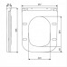 DGR0760111W Grid Кришка для унітазу з soft-close механізмом, білий глянець (1 сорт)