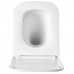 DFL0520111W Flow square Підвісний безобідковий унітаз з кришкою soft-close, Vortex Flush, білий глянець (1 сорт)