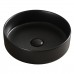DFL3270100MB Flow Раковина кругла 400x120 мм на стільницю, без переливу, чорна матова (1 сорт)