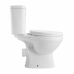 PS212C01VW Basic A Унітаз- компакт безобідковий Vortex Flush, з кришкою soft-close, білий ### (1 сорт)