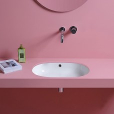 LIL4457001 OVALE 59 раковина кругла, під стільницю з переливом 59x44,5x h 20 cm, білий (1 сорт) LIL4457001 OVALE 59 раковина кругла, під стільницю з переливом 59x44,5x h 20 cm, білий (1 сорт)