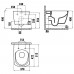 EG321-11CG00E-0000 ELEGANT Унітаз  з кришкою підвісний безобідковий, Cool Grey (1 сорт)