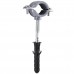 Хомут в зборi CR 3/4″ (25-30мм) з гвинтом-шурупом 8*80 та дюбелем в уп., сірий