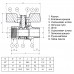 Кран кульовий прямий Q PROFESSIONAL 1/2″ ЗВ КБ PN40 QP152