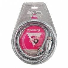 Шланг для душу TOPAZ TSH-6004-175 хром 175см посилений рухома гайка, Blister Шланг для душу TOPAZ TSH-6004-175 хром 175см посилений рухома гайка, Blister