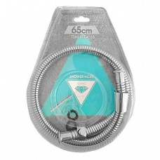 Шланг для душу TOPAZ TSH-6004-65 хром 65см посилений, Blister Шланг для душу TOPAZ TSH-6004-65 хром 65см посилений, Blister