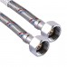 Шланг нержавіюча сталь PROFI FIX М10х1/2″ 1,0 м ПАРА EPDM