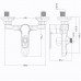 Змішувач для ванної Globus Lux Dolly GLD-0102N