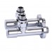 Кран вентильний кутовий з американкою SOLOMON LUX 1/2″ CHROM 7777 (2шт. КОМПЛЕК ) (1уп)