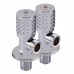 !!Набір кранів кутових кераміка PROFESSIONAL EXCLUSIVE 1/2″X1/2″ 9999 CHROME (1уп.)