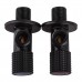 !!Набір кранів кутових кераміка SOLOMON EXCLUSIVE 1/2″X1/2″ 9889 BB (BLACK/BLACK) (комплект2шт.)