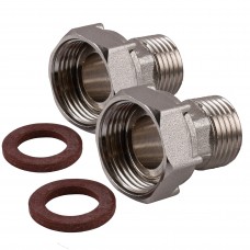 Комплект штуцерів 3/4″х1/2″ВЗ нікельований NU433B OPTIMUM Комплект штуцерів 3/4″х1/2″ВЗ нікельований NU433B OPTIMUM