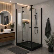 Душова кабіна INSANA Adriana Black M 100х80х210 мілкий піддон 14см ( А0051343 ) Душова кабіна INSANA Adriana Black M 100х80х210 мілкий піддон 14см ( А0051343 )