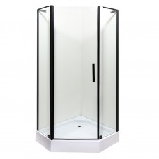 Душова кабіна INSANA Ethna Black P91 B 90x90x200 мілкий піддон ( А0048356 )