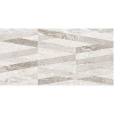 Плитка Golden Tile Marmo Milano світло-сіра лінії 300х600 8MG161